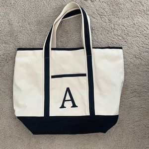 Monogram Canvas Tote